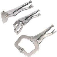 Sealey AK67 C-Clamp and Welding Clamp Set 3pc