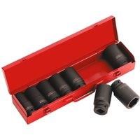 Sealey AK80/9M 3/4 Drive Deep Impact Socket Set 8 Piece Impact Socket Set