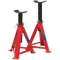 Sealey AS7500 Axle Stands 7.5T Capacity per Stand 15T per Pair Medium Height