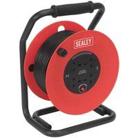 Sealey Cr50/1.5 Cable Reel 50Mtr 4 X 230V 1.5Mm