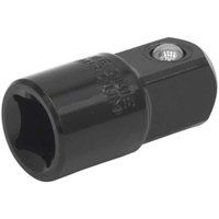 Sealey AK5400 Impact Adaptor, 3/8" Square Drive Female, 1/2" Square Drive Male, 100mm x 43mm x 16mm, Black