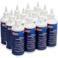 Sealey Hydraulic Jack Oil 500Ml Pack of 12 Hydraulic Jack/Lift/Crane Lubricant