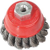 Sealey Twist Knot Wire Cup Brush Ã˜65mm M10 x 1.5mm