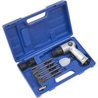 Sealey SA12/S Medium Stroke Air Hammer with Chisels