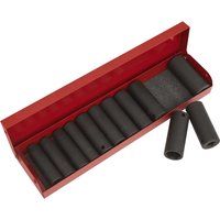 Sealey AK683 Impact Socket Set 12pc Deep 3/8" Sq Drive Metric/Imperial