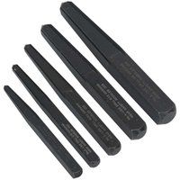 Sealey AK719 Square Type Screw Extractor Set, Black, 5 Pieces