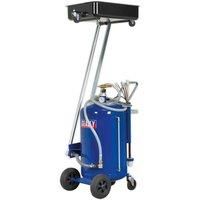 Sealey AK462DX Mobile Oil Drainer with Probes 80L Cantilever Air Discharge