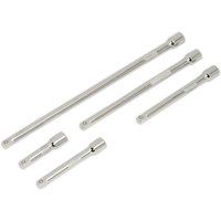 Sealey AK6331 Extension Bar Set, 1/4" Square Drive, 5 Pieces