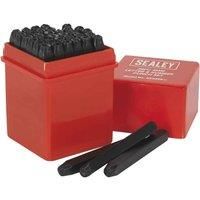 Sealey Ak9296 Letter And Number Punch Set 36Pc