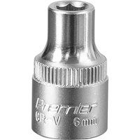 Sealey Premier WallDriveÂ® Socket 6mm 3/8"Sq Drive
