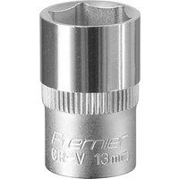 Sealey S3813 Walldrive Socket, 3/8" Square Drive, 13mm, Silver