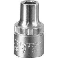 Sealey  WallDrive® Socket 8mm 1/2"Sq Drive