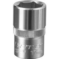 Sealey Premier WallDriveÂ® Socket 17mm 1/2"Sq Drive