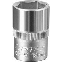 Sealey Premier WallDriveÂ® Socket 19mm 1/2"Sq Drive