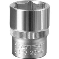 Sealey Premier WallDriveÂ® Socket 22mm 1/2"Sq Drive