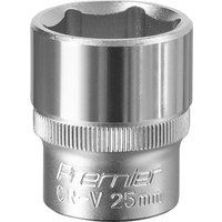 Sealey Premier WallDriveÂ® Socket 25mm 1/2"Sq Drive