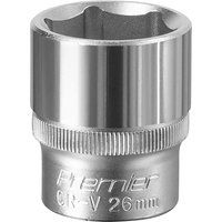 Sealey S1226 WallDrive Socket 26mm 1/2inSq Drive
