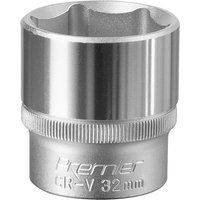 Sealey S1232 WallDrive Socket 32mm 1/2inSq Drive