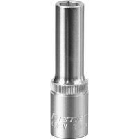 Sealey S1211D Deep Walldrive Socket, 1/2" Square Drive, 11mm, Silver