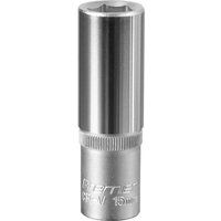 Sealey S1215D Deep Walldrive Socket, 1/2" Square Drive, 15mm, Silver