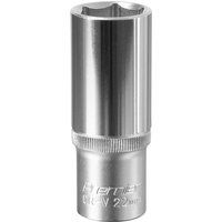 Sealey S1222D Deep Walldrive Socket, 1/2" Square Drive, 22mm, Silver