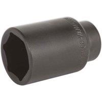 Sealey SX005 Impact Deep Socket, 1/2" Square Drive, 35mm, Black