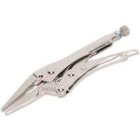 Sealey Ak6824 Locking Pliers Long Nose 170Mm 0-50Mm Capacity