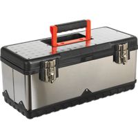 Sealey Stainless Steel Toolbox 505mm with Tote Tray