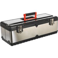 STAINLESS STEEL TOOLBOX 660MM WITH TOTE TRAY FROM SEALEY AP660S SYC