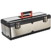 STAINLESS STEEL TOOLBOX 660MM WITH TOTE TRAY FROM SEALEY AP660S SYC