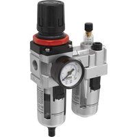 Sealey Air Filter/Regulator/Lubricator Heavy Duty Air Regulator/Lubricator