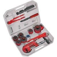 Sealey Plumbers Steel Pipe Threading Ratchet Cutting Tool Kit 1/4"-1-1/4, PTK993