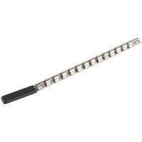 Sealey Socket Retaining Rail, 14 Clips 1/2" Square Drive Retaining Socket Rail