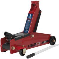 Sealey Trolley Jack 3tonne Long Chassis Heavy-Duty - 1153CX