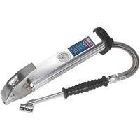 Sealey SA39 Tyre Inflator Long Type With Twin Push-On Air Connector