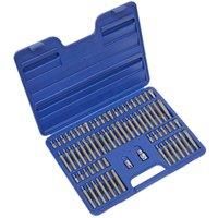 Sealey AK21974 Mixed 3/8" 1/2" Drive Torx Security TRX Star Ribe Bit Set 74pc