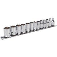 Sealey AK69813 Socket Set 13pc 1/4in Sq Drive Total Drive