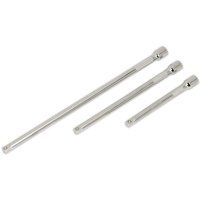 Sealey Extension Bar Set 3pc 1/4"Sq Drive - AK6330