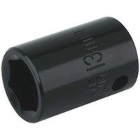 Sealey IS3813 Impact Socket, 3/8" Square Drive, 13mm