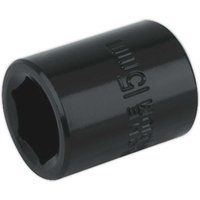 Sealey IS3815 Impact Socket 15mm 3/8"Sq Drive