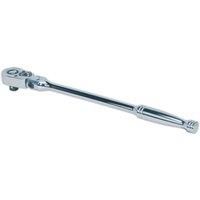 Sealey AK661F Pear Head Flip Reverse Ratchet Wrench Flexi-Head, 300mm, 3/8" Square Drive
