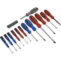 Siegen S0598 23pc Soft Grip Screwdriver & Bit Set