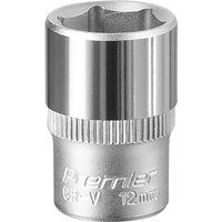 Sealey Premier WallDriveÂ® Socket 12mm 1/4"Sq Drive