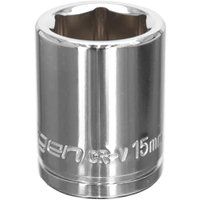 Siegen WallDriveÂ® Socket 15mm 3/8"Sq Drive