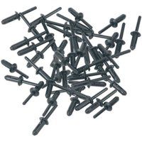 Sealey Plastic Rivets Ø6.6 x 17.2mm Pack of 50 Trim Tools Rivets PR001