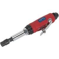 Sealey GSA672 Air Straight Die Grinder Long Reach Midi Air Tool 1/4" Air Inlet