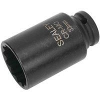 Sealey Impact Socket 33mm Bi-Hex Deep 1/2" Square Drive Impact Sockets SX0041