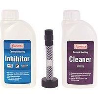 Flomasta Central Heating Inhibitor, Cleaner & Filling Kit 1Ltr 3 Pcs (1349J)