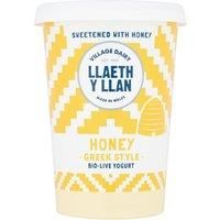 Village Dairy Llaeth y Llan Honey Greek Style Bio-Live Yogurt 450g