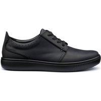 Hotter Men's 'Jasper' Dual Fit Casual Shoes in Black | Size: 9